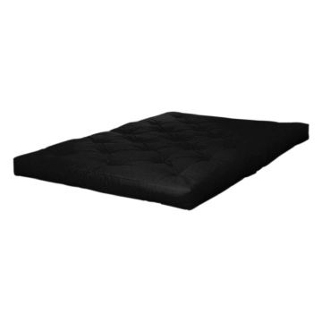 Saltea futon neagră mediu-fermă 180x200 cm Coco Black – Karup Design